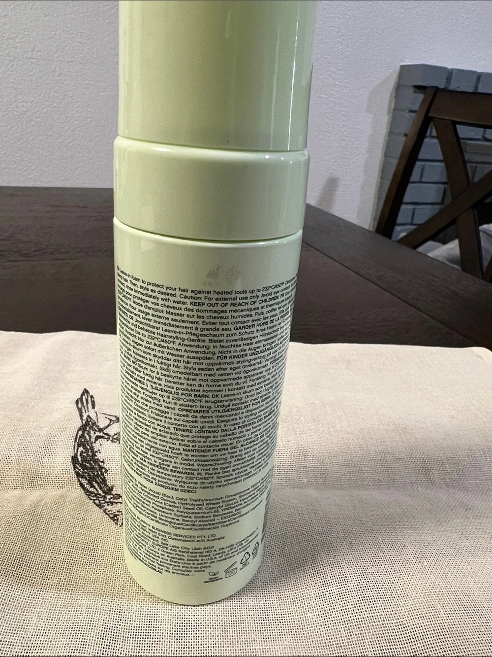 KEVIN.MURPHY Heated.Defense Heat Protectant - Pale Green Bottle